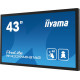 Monitor 43 cale TF4339AS-B1AG,IPS,4K,HDMIx2,DP,RJ45,3xUSB,40pkt, ANDROID,24/7 