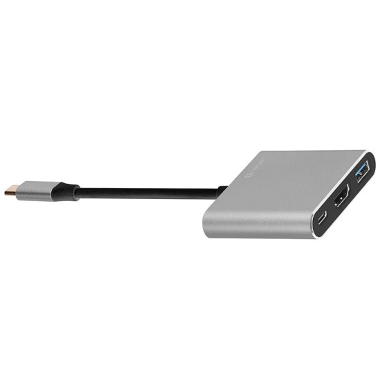 Adapter A-1 USB-C HDMI 4k, USB 3.0, PDW 100W 