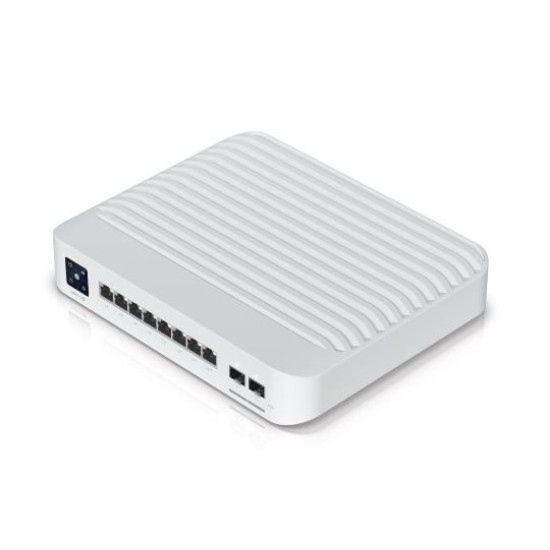 Przełącznik UniFi 8 PoE USW-PRO-8-POE, 6 portów 1 GbE PoE+, 2 porty 1 GbE PoE++, 2 porty 10G SFP+, 120W 