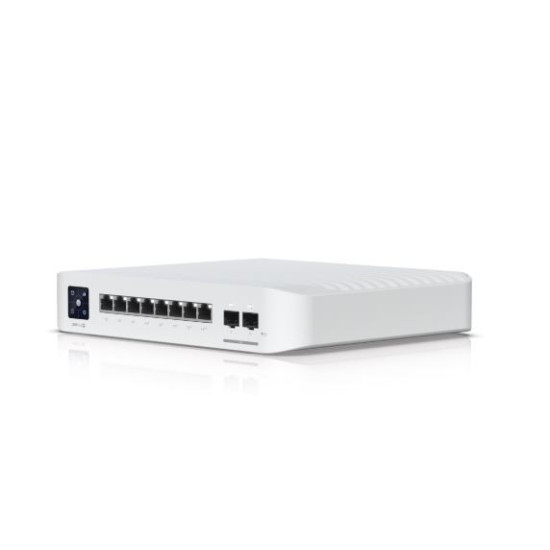 Przełącznik UniFi 8 PoE USW-PRO-8-POE, 6 portów 1 GbE PoE+, 2 porty 1 GbE PoE++, 2 porty 10G SFP+, 120W 