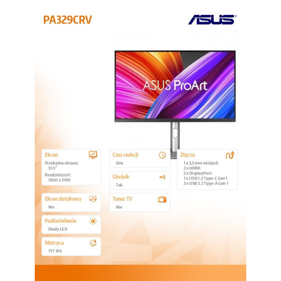 Monitor 32 cale PA329CRV 