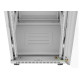 Szafa stojąca rack 19' 22U 600x800 szara drzwi szklane LCD flack pack 