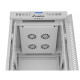 Szafa stojąca rack 19' 22U 600x800 szara drzwi szklane LCD flack pack 
