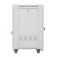 Szafa stojąca rack 19' 22U 600x800 szara drzwi szklane LCD flack pack 