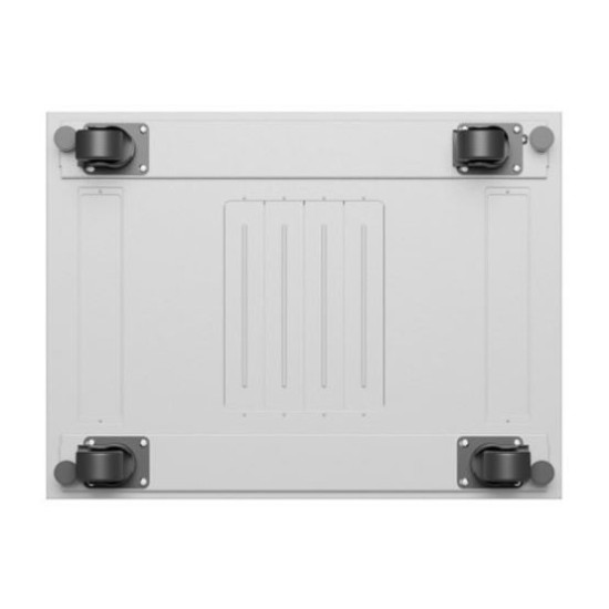 Szafa stojąca rack 19' 22U 600x800 szara drzwi szklane LCD flack pack 