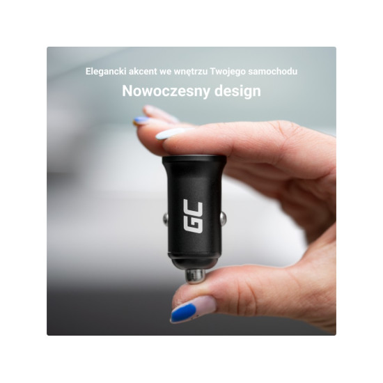 Ładowarka samochodowa GC PowerRide Nano36 36W 6A 2x USB-A 