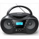 Radioodtwarzacz CD LILA2 USB/BT czarny 