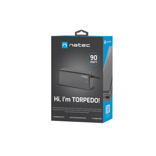 Zasilacz do laptopa uniwersalny Torpedo Uni-90 90W