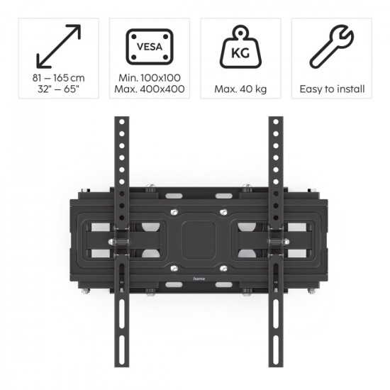 Uchwyt LCD/LED vesa 400x400 full m 65 cali
