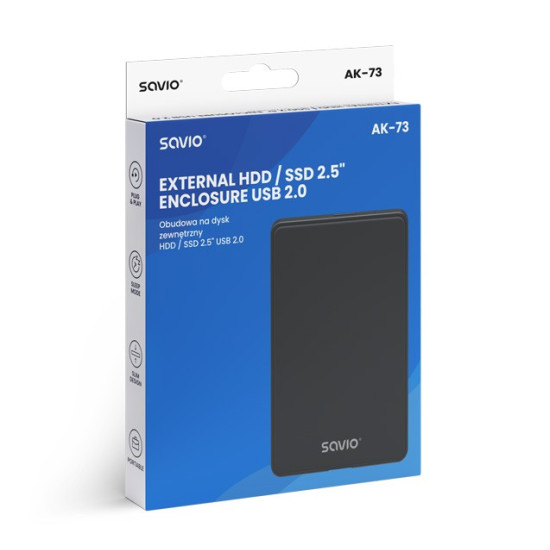 Obudowa na dysk zewnętrzny HDD / SSD 2.5
