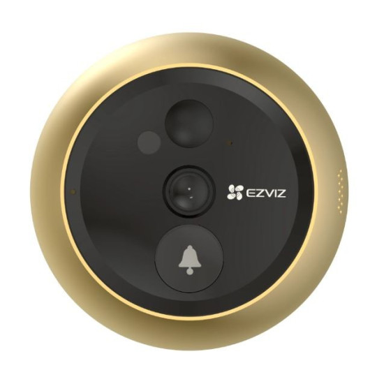 Bezprzewodowy dzwonek do drzwi z wizjerem DP2C (Golden) 