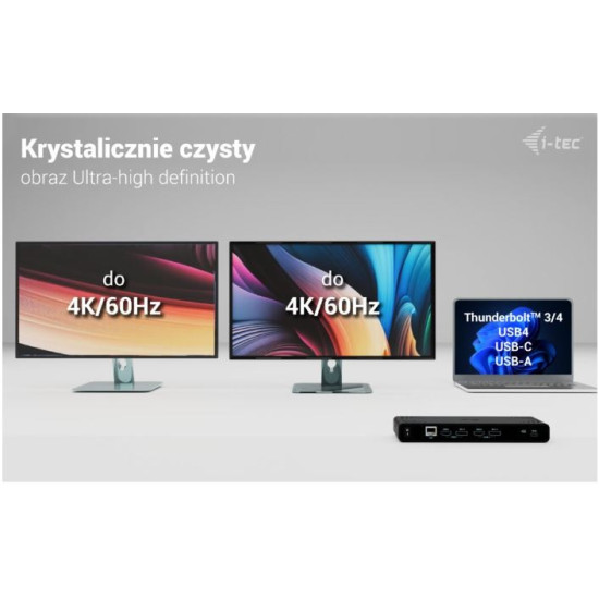 Stacja dokująca Universal Dual 4K Display Power Delivery 85W 