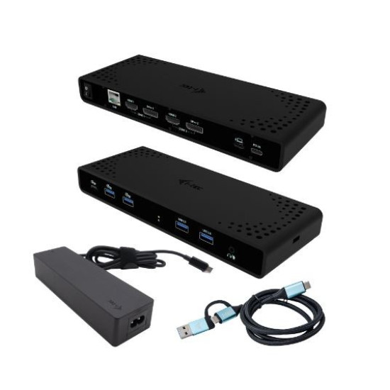 Stacja dokująca Universal Dual 4K Display Power Delivery 85W + i-tec USB-C Charger 100W 