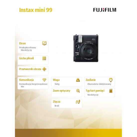 Aparat Instax mini 99 czarny