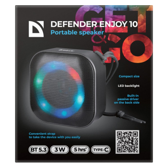 Głośnik Bluetooth ENJOY 10 3W Czarny
