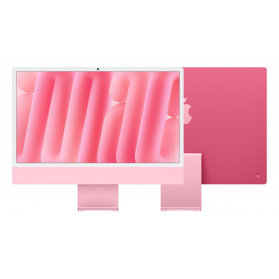 iMac 24 cale: M4 10/10, 16GB, 256GB SSD - Różowy