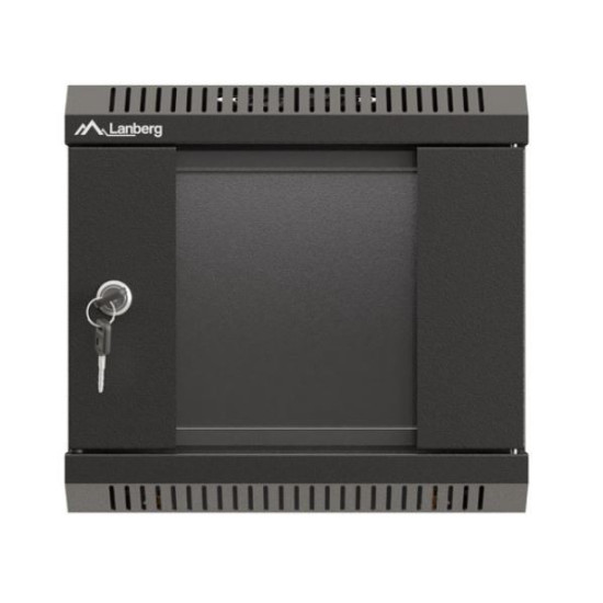 Szafa instalacyjna rack wisząca 10 cali 4U 300x300 czarna 