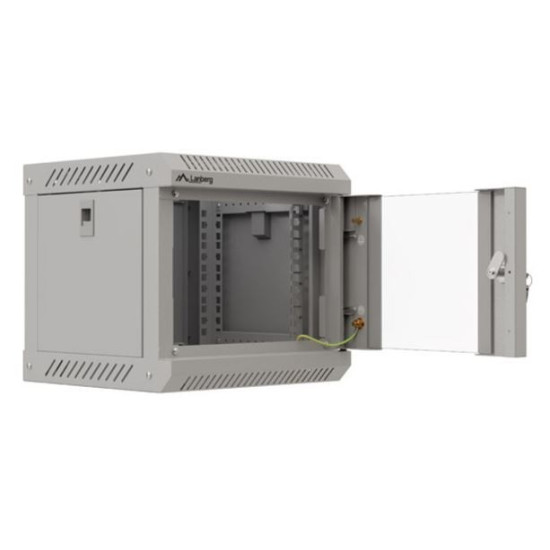 Szafa instalacyjna rack wisząca 10 cali 4U 300x300 szara 