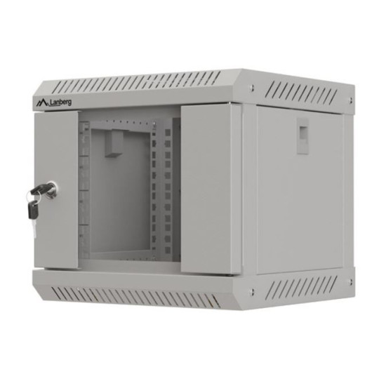 Szafa instalacyjna rack wisząca 10 cali 4U 300x300 szara 