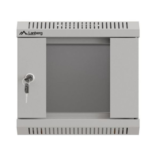 Szafa instalacyjna rack wisząca 10 cali 4U 300x300 szara 