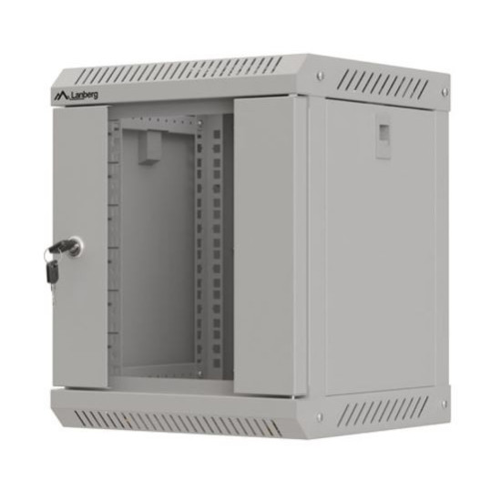 Szafa instalacyjna rack wisząca 10 cali 6U 300x300 szara 