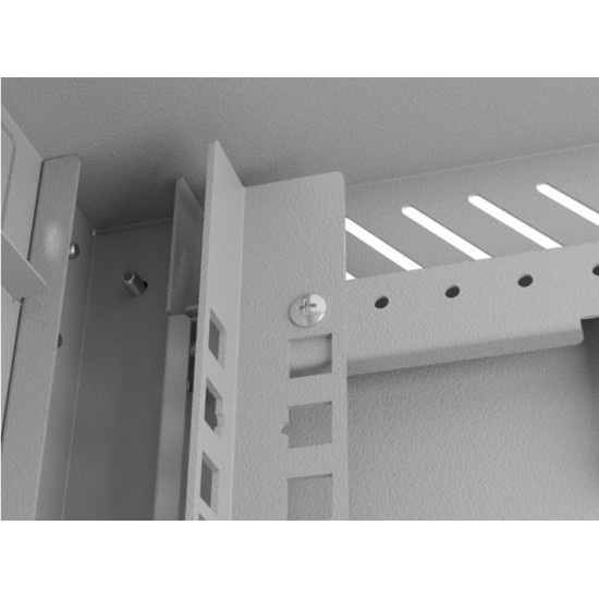 Szafa instalacyjna rack wisząca 10 cali 6U 300x300 szara 