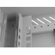 Szafa instalacyjna rack wisząca 10 cali 6U 300x300 szara 
