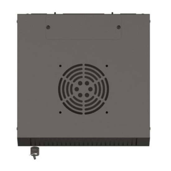 Szafa instalacyjna rack wisząca 10 cali 9U 300x300 czarna 