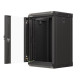Szafa instalacyjna rack wisząca 10 cali 9U 300x300 czarna 