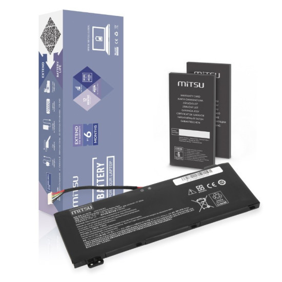 Bateria AP18E7M do Acer AN515-54 AN517-51 3815 mAh (58.75 Wh) 15.4V