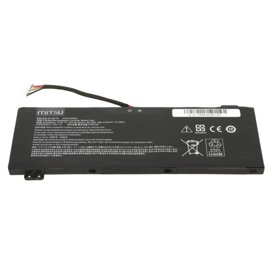 Bateria AP18E7M do Acer AN515-54 AN517-51 3815 mAh (58.75 Wh) 15.4V