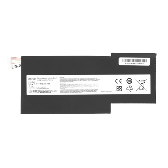 Bateria BTY-M6K MS-17B4 do MSI GS63VR GS73 GF75 4300 mAh (49 Wh) 11.4V