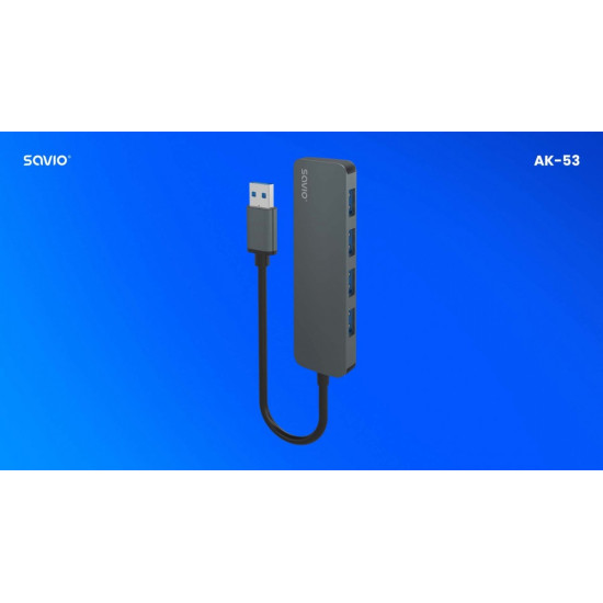 4-portowy HUB USB 3.1 Gen 1, AK-53