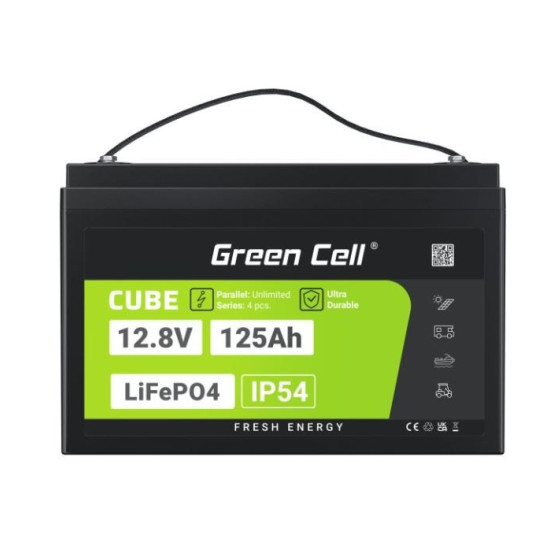 Akumulator LiFePO4 125Ah 12V/12.8V 1600Wh 