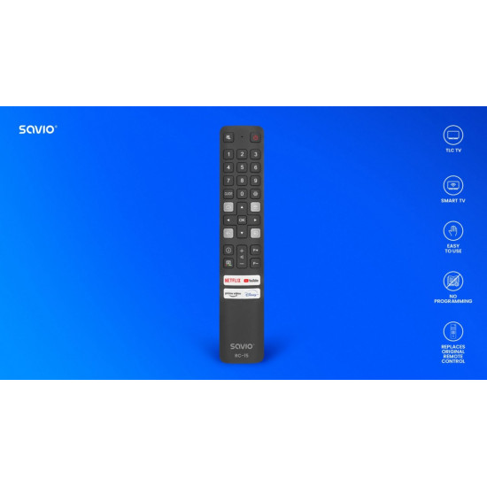 Pilot uniwersalny/zamiennik do TV TCL, Smart TV, RC-15 