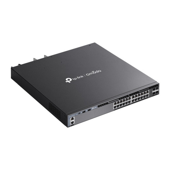 Przełącznik SG6428XHP switch zarządzalny 24 porty gigabitowe PoE+ 4 sloty SFP+ 10G 