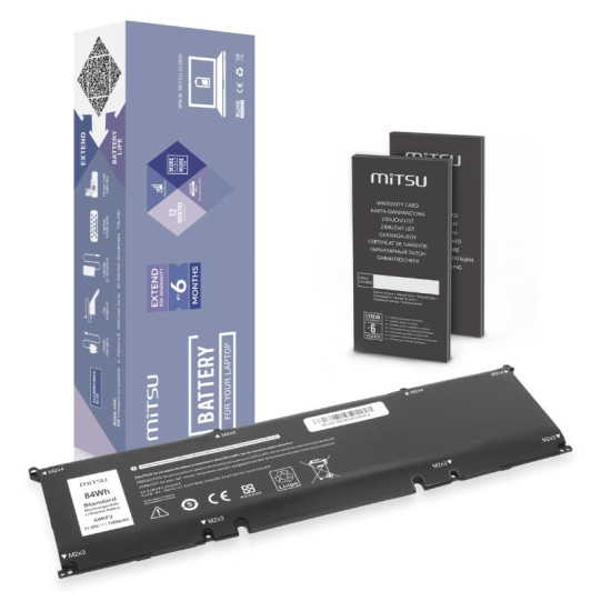Bateria 69KF2 do Dell Alienware M17 M15 R3 R4 Precision 5550 XPS 9500 9510 7260 mAh (84 Wh) 11.55V