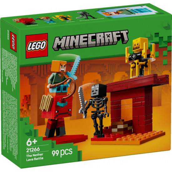 Klocki Minecraft 21266 Bitwa na moście Netheru 