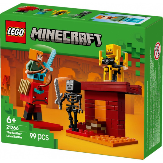 Klocki Minecraft 21266 Bitwa na moście Netheru 