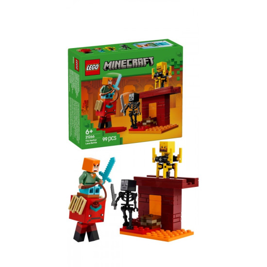 Klocki Minecraft 21266 Bitwa na moście Netheru 