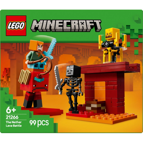 Klocki Minecraft 21266 Bitwa na moście Netheru 