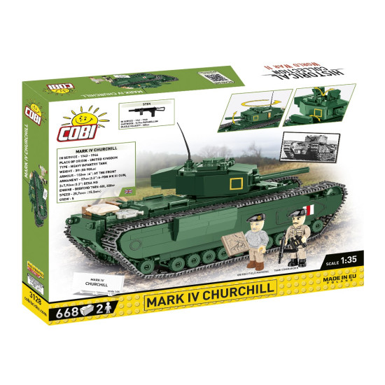 Klocki Mark IV Churchill 668 klocków 