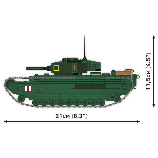 Klocki Mark IV Churchill 668 klocków 
