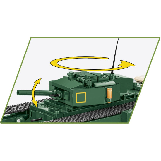 Klocki Mark IV Churchill 668 klocków 