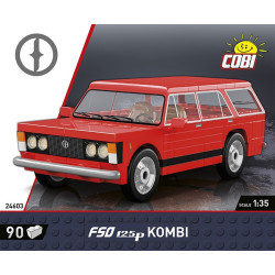Klocki FSO 125p kombi 90 klocków 
