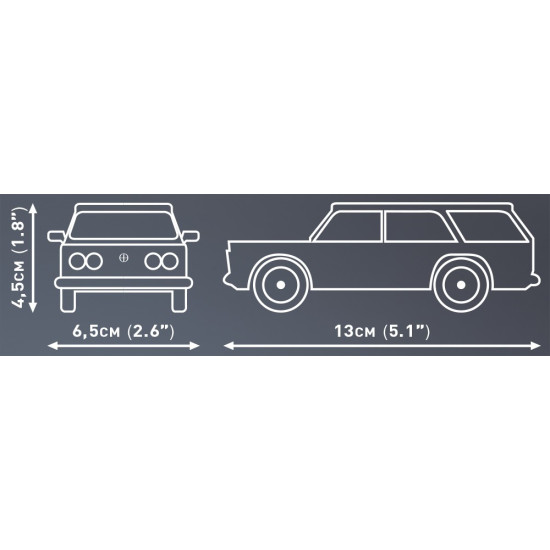 Klocki FSO 125p kombi 90 klocków 
