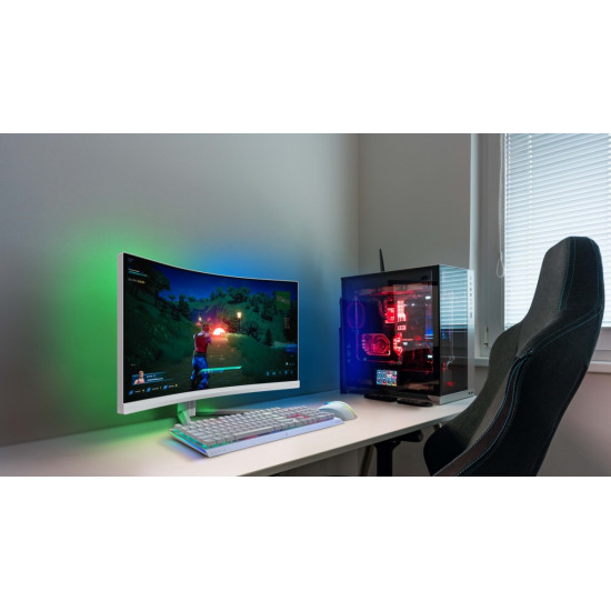 Monitor 34 cale 34M2C5501A Curved VA 180Hz HDMIx2 DP HAS Ambiglow
