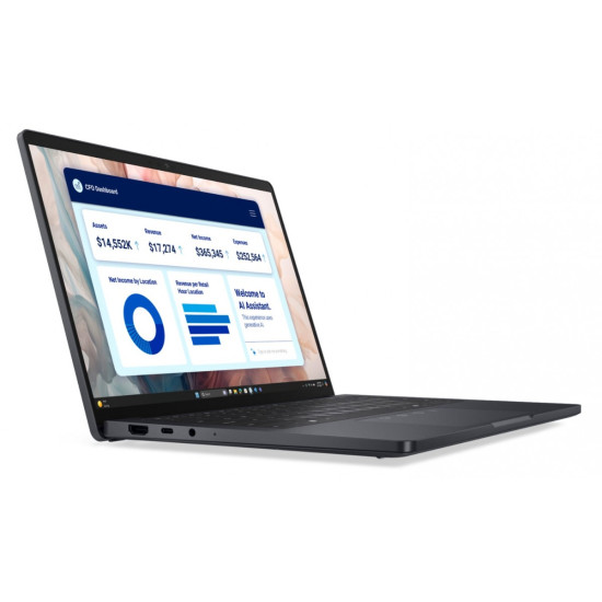 Laptop Dell Pro 13 Premium PA13250/Ultra 7 266V/16GB/512GB SSD Gen4 CL35/13.3 FHD+/Arc/FgrPr/Cams&Mic/WLAN+BT/Backlit Kb/3C/vPro/3YPS Magnesium