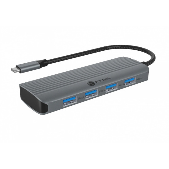 Stacja dokująca IB-DK4022a-CPD 6w1, HDMI,USB,PD 