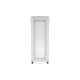 Szafa instalacyjna rack stojąca 19 cali 42U 800x1000 drzwi perforowane LCD szara (Flat pack)